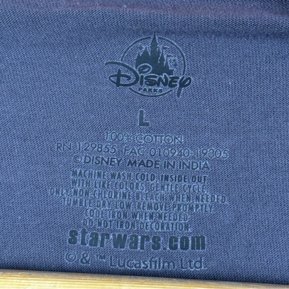 Disney Parks Star Wars Millennium Falcon Crew Neck Long Sleeve Top‎ Size Large - Picture 10 of 12